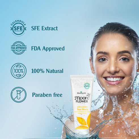 Medisynth Moonflower Acne-Control Facewash (Combo Pack of 2)
